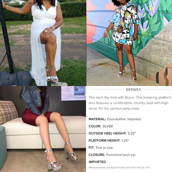 Silver Mirror High Heels Size 9 New Never Worn - Picture 4 of 8